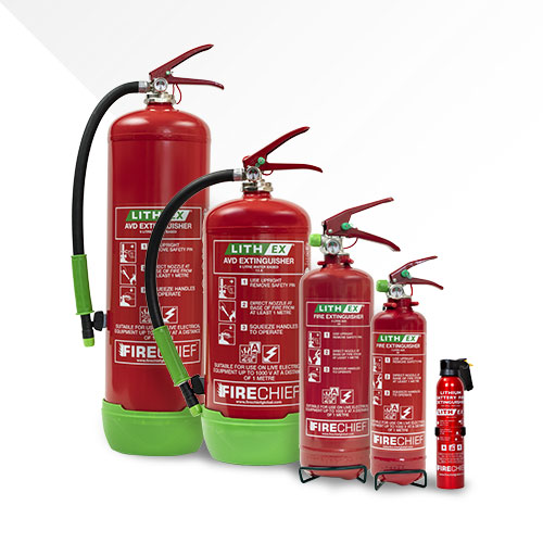 Lithium-Ion Battery Fire Extinguishers