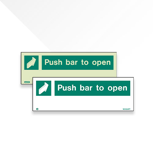 Push Bar Signs