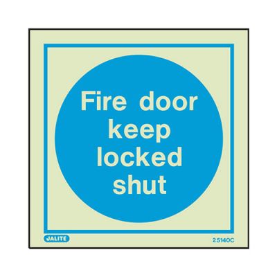 Fire Door Keep Locked Shut Sign Fire Depot