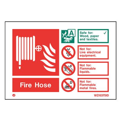Fire Hose ID Sign Fire Depot