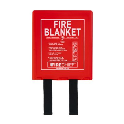 Firechief 1.2m x 1.8m Rigid Case Fire Blanket Fire Depot