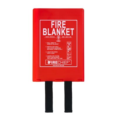 Firechief 1.2m x 1.8m Fire Blanket Rigid Case Fire Depot