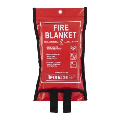 Firechief 1.1m x 1.1m Soft Case Fire Blanket Fire Depot