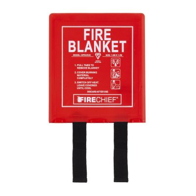 Firechief 1.2 x 1.2m Fire Blanket Rigid Case Fire Depot