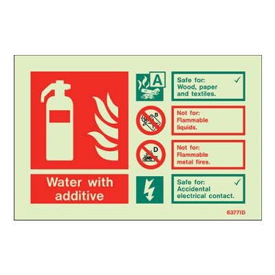 Sign Water Additive With Safe For Accidental Electrical Contact - Photolum Fire Depot