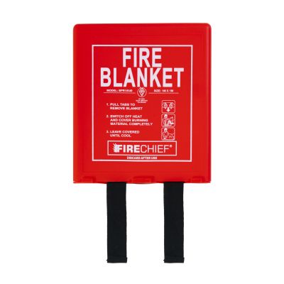 Firechief 1m x 1m Fire Blanket Rigid Case Fire Depot