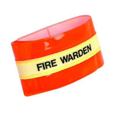 Fire Warden Armband - Red Strip (AB3020) Fire Depot