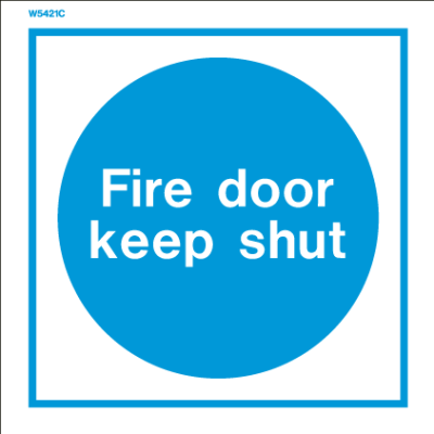 Fire Door Keep Shut Sign Fire Depot