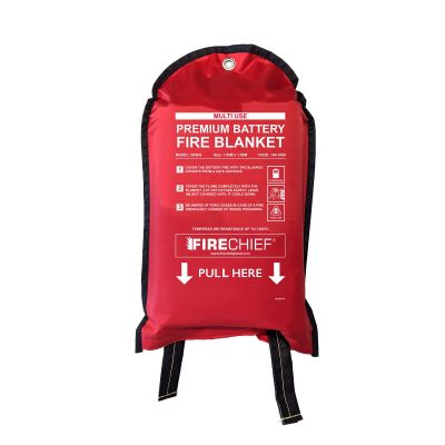 Firechief Multi Use Battery Fire Blanket 1.55 x 1.55m - Small 