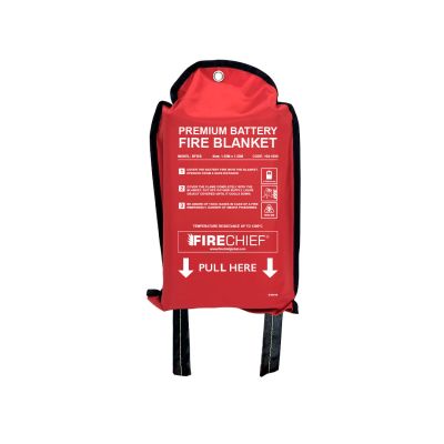 Firechief® Premium Battery Fire Blanket 1.55 x 1.55m - Small 