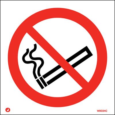 Sign No Smoking Symbol White Fire Depot