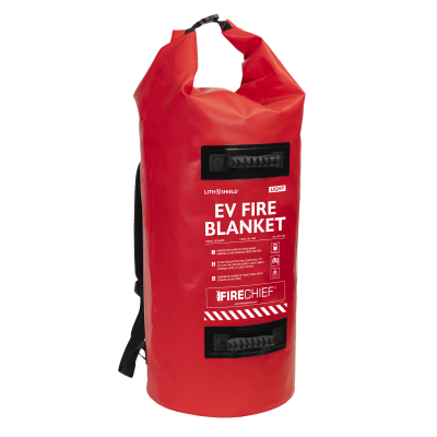 Firechief LithShield Light EV Fire Blanket 5 x 5m with Red Backpack (FEVBL505)