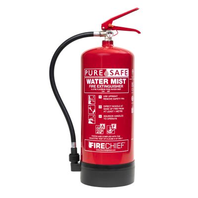 Firechief 6ltr PureSafe Watermist Extinguisher (FFWM6)
