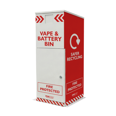 Firechief Fire-Protected Vape and Battery Disposal Bin (FVB1)