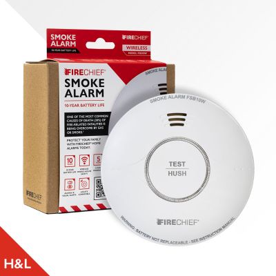 Firechief Smoke Alarm 10 Year Sealed Battery Wireless Interlinked (FSB10W)