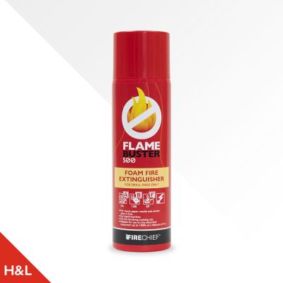 Firechief Flamebuster 500ml Aerosol Extinguisher