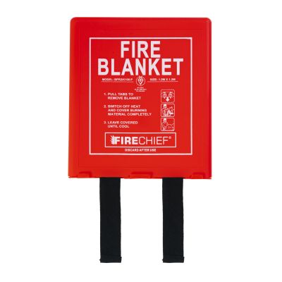 Firechief 1.2m x 1.2m Rigid Case Fire Blanket Fire Depot