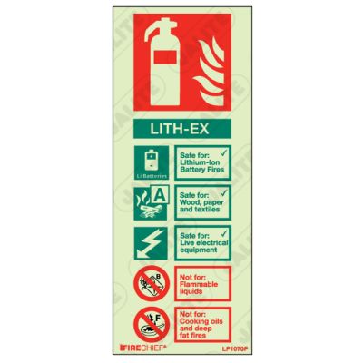 Sign Lith-Ex Photolum Fire Depot