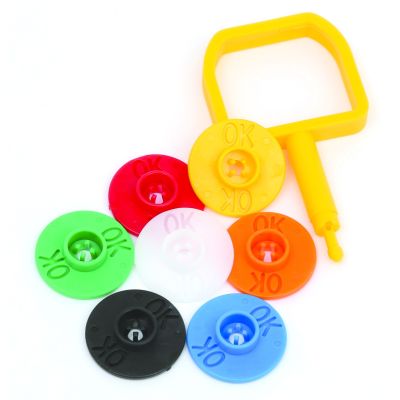 Chubb-Type Pin & Blue OK Indicator - Pack of 25 (PCO/BLUE) Fire Depot