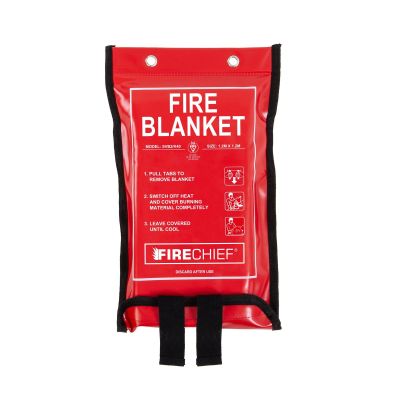 Firechief 1.2m x 1.2m Fire Blanket Soft Case Fire Depot