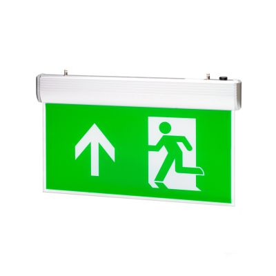 Firechief 4W LED Emergency Exit Hanging Sign (FEH04) Fire Depot