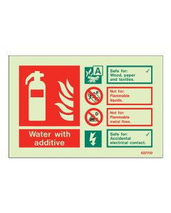 Sign WATER ADDITIVE with Safe for Accidental Electrical Contact - Photolum