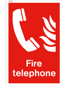 Fire Telephone Location Sign (W6451DD)