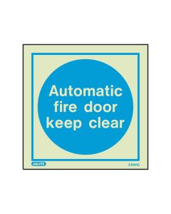 Automatic Fire Door Keep Clear Sign (5141C/R)