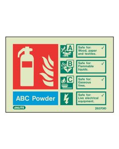 Sign ABC POWDER Photolum