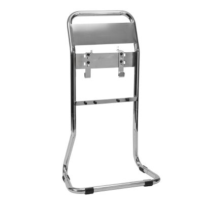 Firechief Flat-Pack Tubular Double Stand - Chrome (FPSC2)
