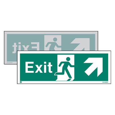 Sign AUTOMATIC FIRE DOOR KEEP Photolum 100 x 100