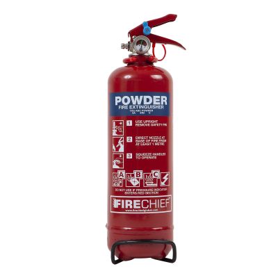 Firechief 1kg ABC Powder Extinguisher c/w Wire Bracket (FMP1)