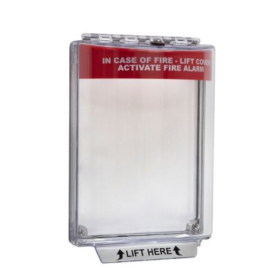 Flush Mounted Call Point Cover c/w Integral Sounder (STI-13020FR)