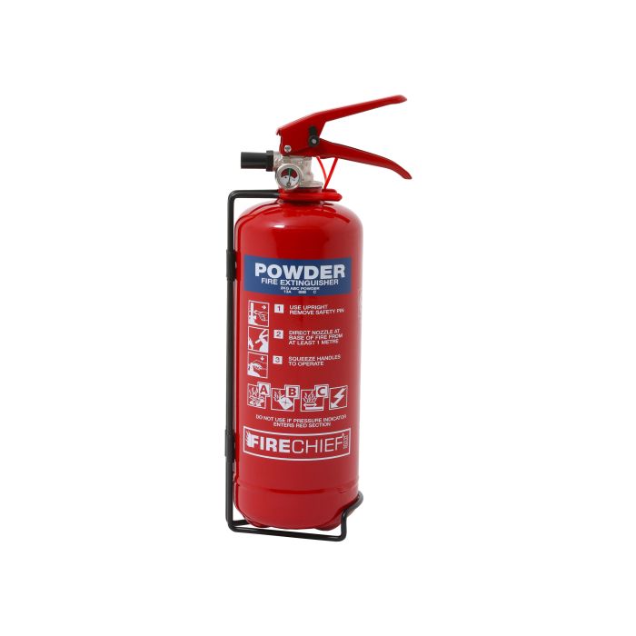 FIRECHIEF FXP2 - XTRP2R 2KG Powder Fire Extinguisher Red