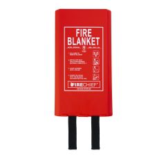 1.8m x 1.8m Firechief Fire Blanket Rigid Case (K40)