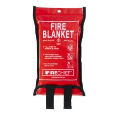 Firechief 1m x 1m Fire Blanket Soft Case Fire Depot