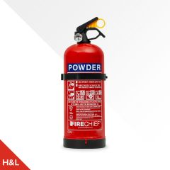 Firechief 2kg Powder Extinguisher Retail Packaged (FAP2/RETAIL)