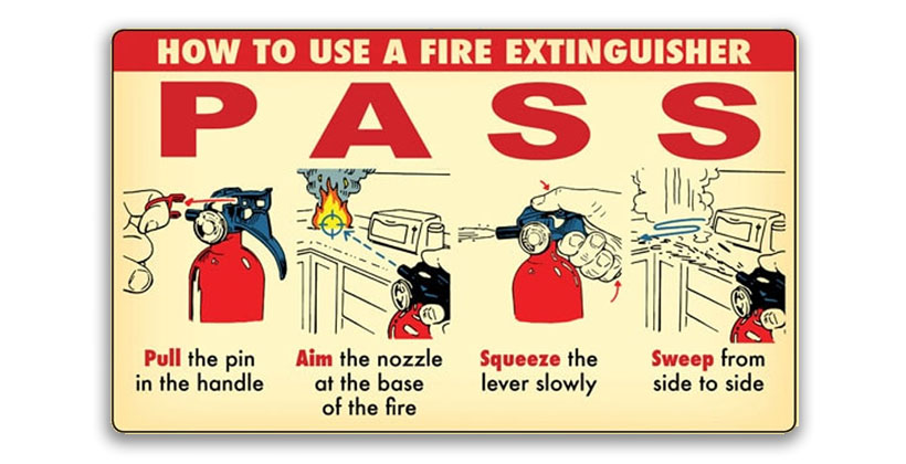 How to Use a Fire Extinguisher 