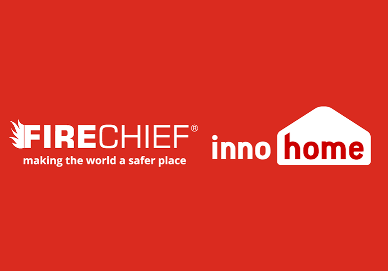 innohome and firechief logos to celebrate distribution agreement